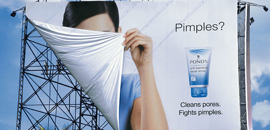 clean pore billboard
